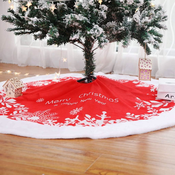 48 tum Julgransskjort, Julgran för God Jul och Nyårsfest Semesterträd Basöverdrag Jul Appl