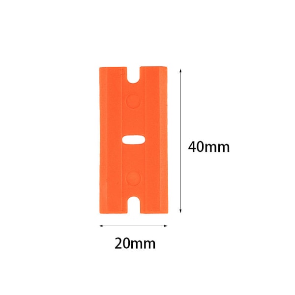 （Med 6 plastblader）, en hode plastspatel, bilglasskre