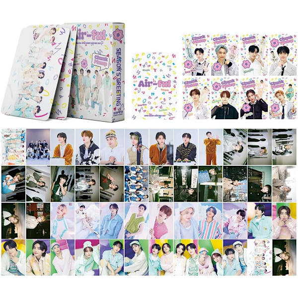 Kpop Stray Kids valokuvat 55 pakkausta Stray Kids Lomo-kortit Stray Kids 2024 Japan Season's Greeting Ne