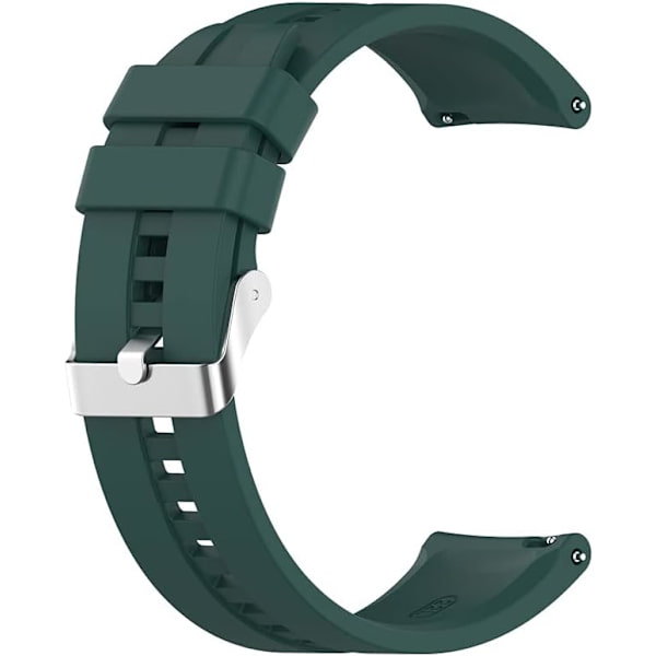 Mørkegrønn 22mm klokkestropp for Huawei Watch 3/3 Pro/GT2 Pro/GT2e/GT2/GT 46mm/Galaxy Dark Green