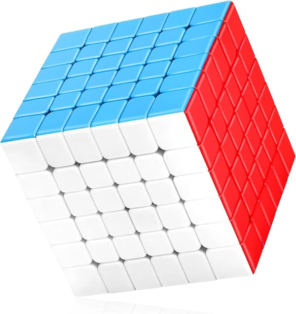 6x6 Speed ​​Cube, 6x6x6 Speed ​​Cube Super Durable Sticker w