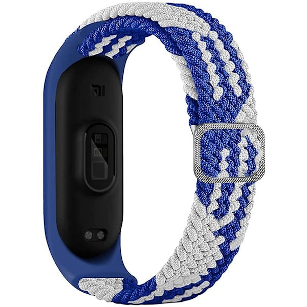 Denimflätad Solo Loop-armband Kompatibel med Xiaomi Mi Band