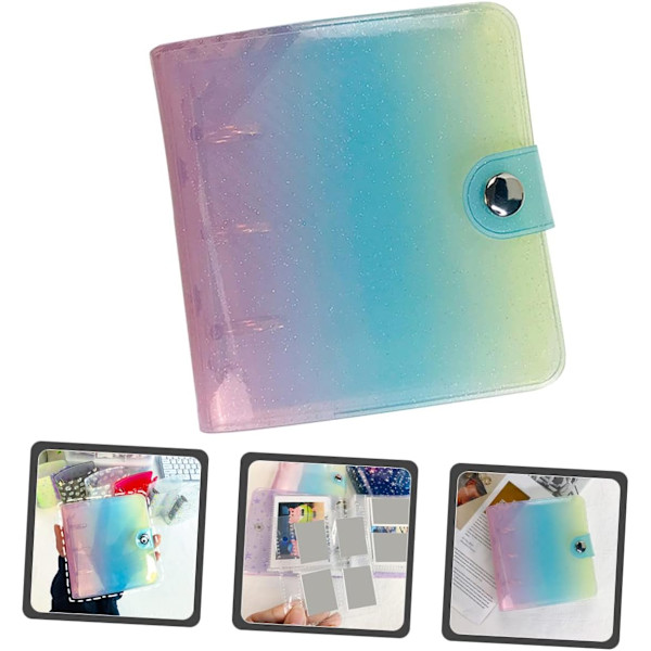 Mini Album Baby Fotobok Vykort Bildförvaring Pålitlig Album Fotoalbum Resalbum Bildbok Minimappklämma