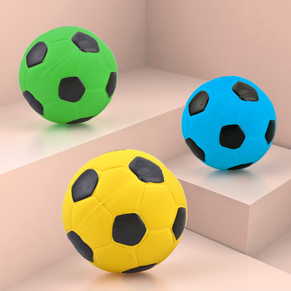1 Pack Pipande Hundbollar - Mjuka Latexgummi Pipande Leksaker fo