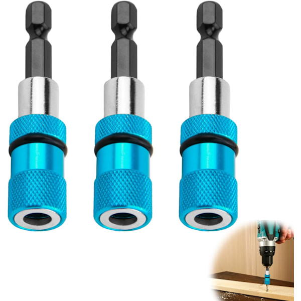 Magnetiska bitshållare för gipsskivor, 1/4\" Hex Shank Quick Change med PH2-bits, snabbväxlande skruvmejsel, kompatibel med borrar och skruvdragare