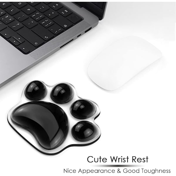 (Rosa) Katt tass handledsstöd för mus Ergonomisk söt handledsstöd Mus gel handledsstöd kudde