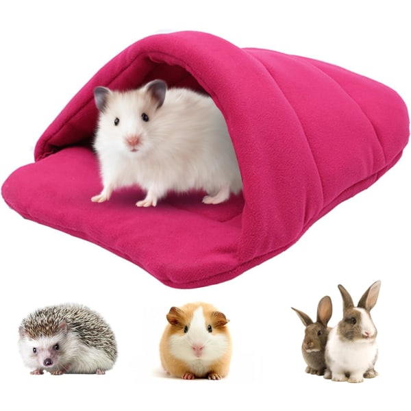 (Rose Red)Marsvin Seng Hamster Seng Sovepose Cave Nest Cushi