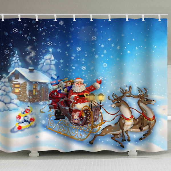 Julebruseregardin Renser Julemand 180 x 180 cm Badekar C