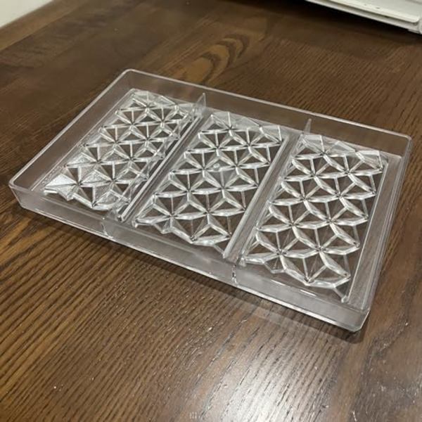 Polykarbonat Pyramidal Bar Sjokoladeform Stor Polykarbonat Godteri Form