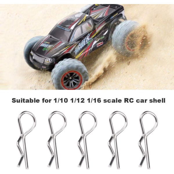 (1/8) RC-auton tappi, RC-pidiketapit, 50 kpl RC-lisävarusteet R-tyyppi