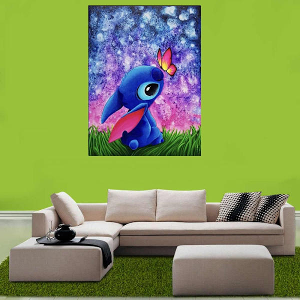 30*40cm 5D DIY Diamantmålning Kit Komplett, Animerade Di