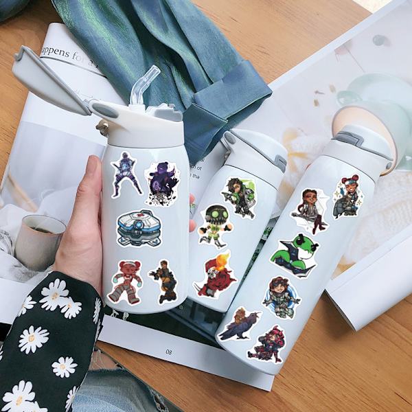 50 animerte klistremerker (stil 83)
