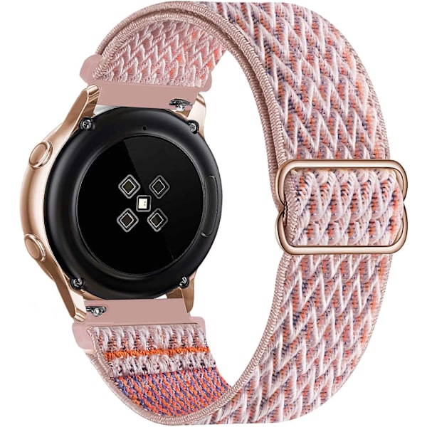Nylon Sport Armbånd, Rosa Sand, 20mm, Armbånd Kompatibelt med Samsung