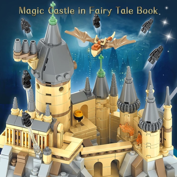 Harry Castle Building Toy, Magic Castle Book Toy Building Bl