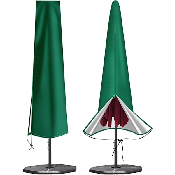 Stk. 210D Oxford Stoff Vanntett Parasolltrekk med Glidelås (190 x 30 x 50 cm), for 2m, 2.2m, 2.3m, 2.4m, 2.5m, 2.7m, 2.