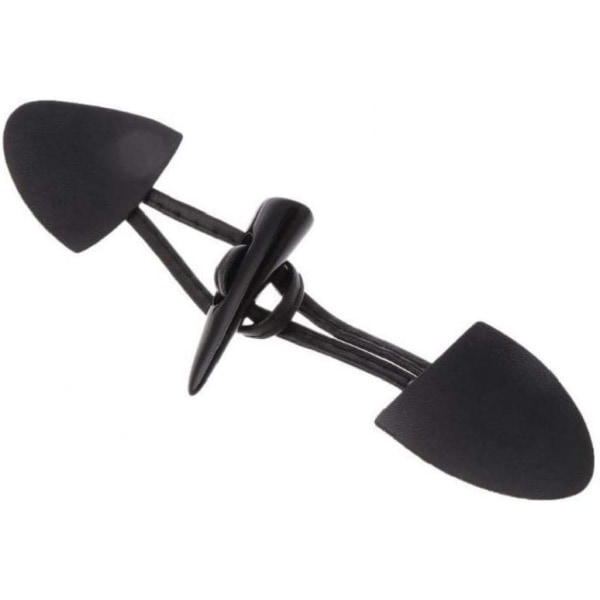 （nior）10 par DIY kläder horn spänne läder växel stängning horn