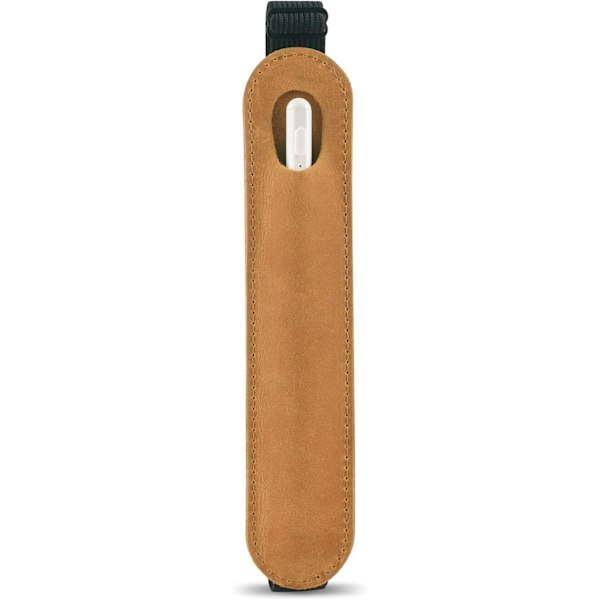 Nahkainen kynäteline Apple iPadille (2./1. sukupolvi) Säädettävä kynäkotelo iPad-tabletille, Stylus-pidike, Kynänsuojus Applelle (Vintage Brown)