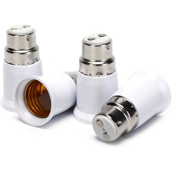Ljussockeladapter B22 till E27 Skruvlampsockeladapter Lampa