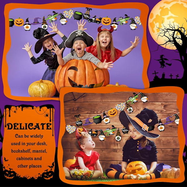 30 kpl Halloween-puupallot Halloween-puun koristeita Halloween-puuleikkauksia naruilla ripustettavaksi Halloweeniin