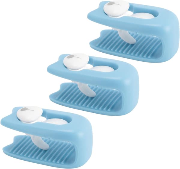 Dyneklips Kutter Dynefester Dyneklips 12 stk Plast Lakenholdere Forhindrer (Blå)