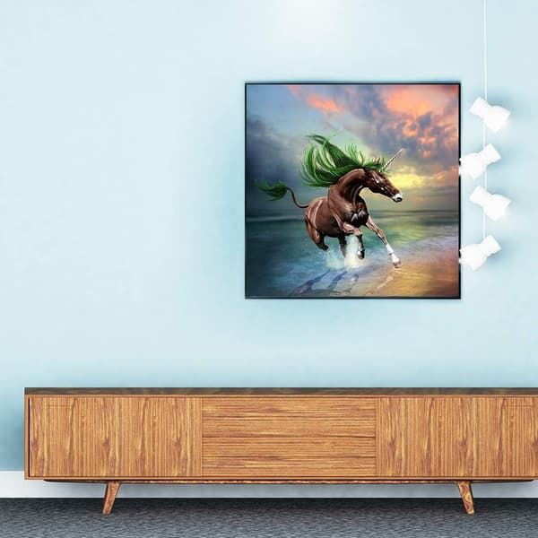30x40cm Yksisarvinen 5D timanttimaalaussarja I