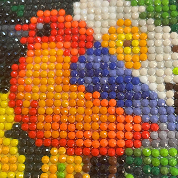 30*40 CM DIY Blomster Diamantmalerisett for Voksne, Full R