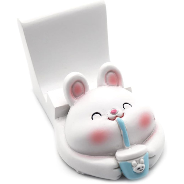 1 st  Söt Katt Mobiltelefon Stativ Hållare för Skrivbord, Liten Cartoon Djur Resin Smartphone Tablet Stativ Mount för iPhone An