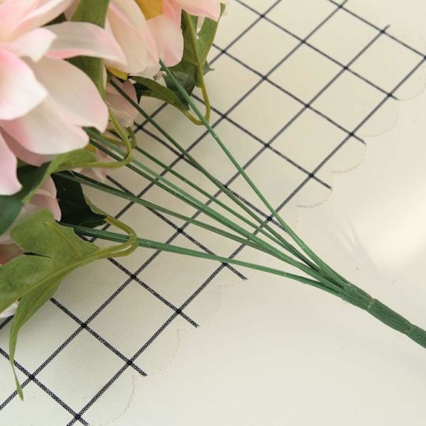 10 Huvuden Dahlia Konstgjorda Blommor Konstgjorda Dahlia Blommor Faux Flowe