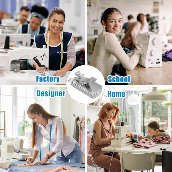 1 st  Uppgraderad Magnetisk Sömguide för Symaskin, Magnetisk Sömguide med Klämma, Hemguide, Multifunktionell