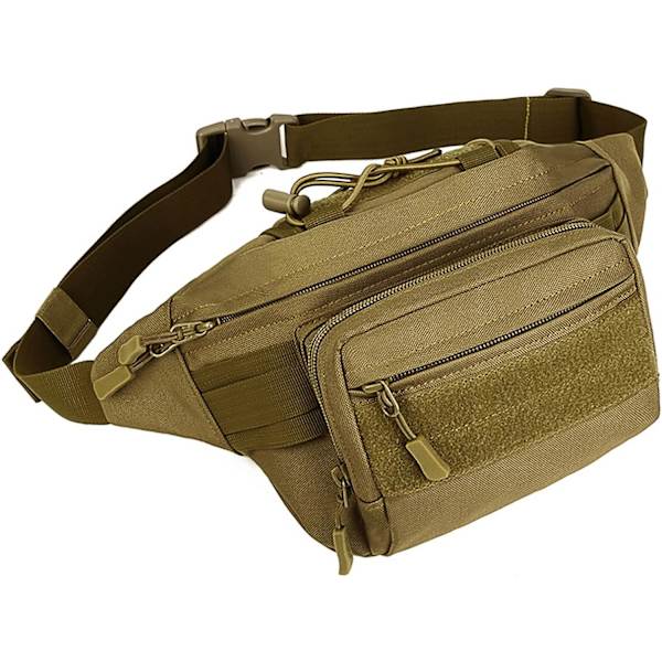 Taktisen vyölaukun urheiluvöipakkaus Fanny Pack Vedenkestävä
