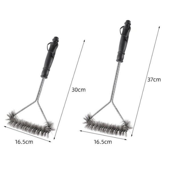 2 Barbecue Brush, Stainless Steel Grill Cleaning Brush Heavy Duty