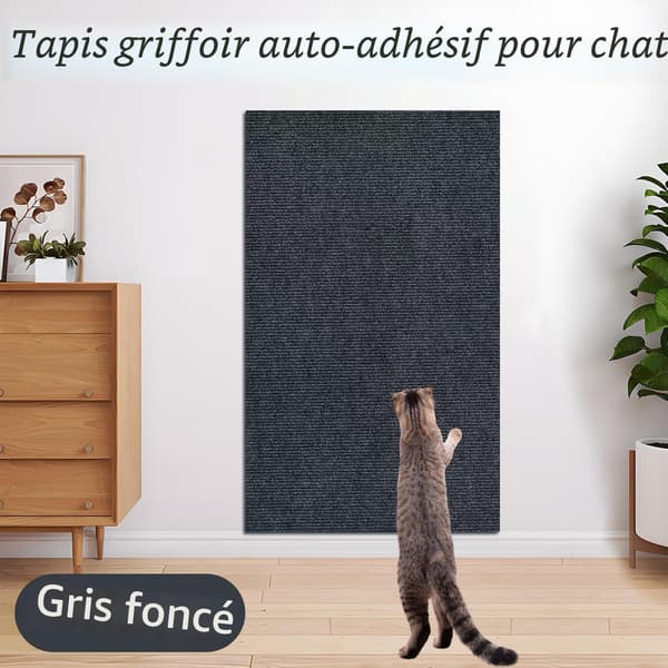 Selvklebende klorematte for katter, klorebrett og anti-ripe sofaprotektor, selvklebende klorematte, beskyttelsesmatte (40x200 cm)
