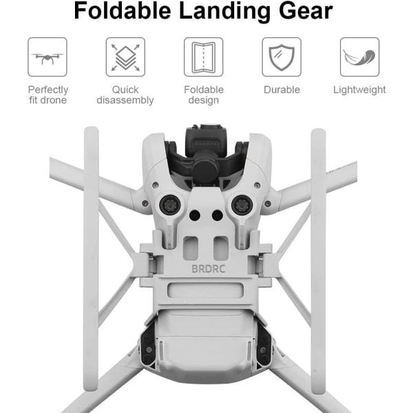 Landingsutstyr for DJI Mini 3 Pro, Quick Release Height Extension L