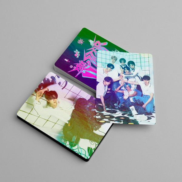 Kpop Stray Kids Lomo Cards Pakke med 55 (2) - Album Stickers og Lom
