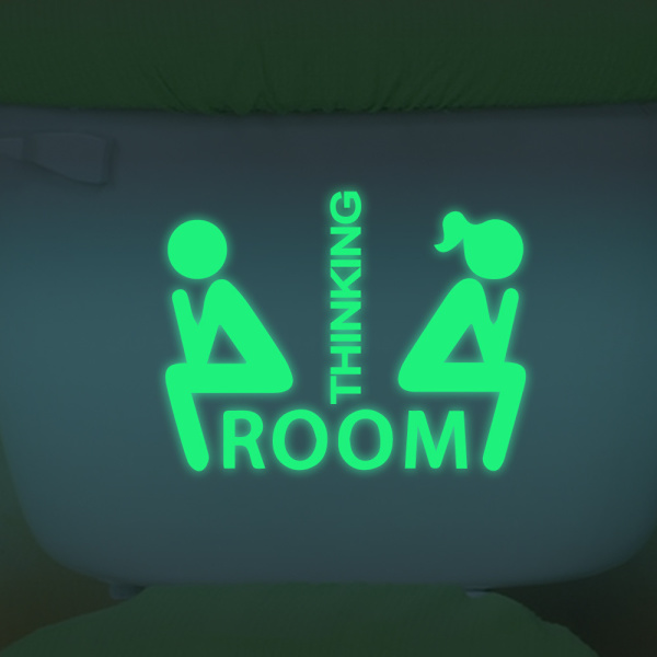 Luminous Dekaler, Roliga Toalettväggsdekaler, Badrum
