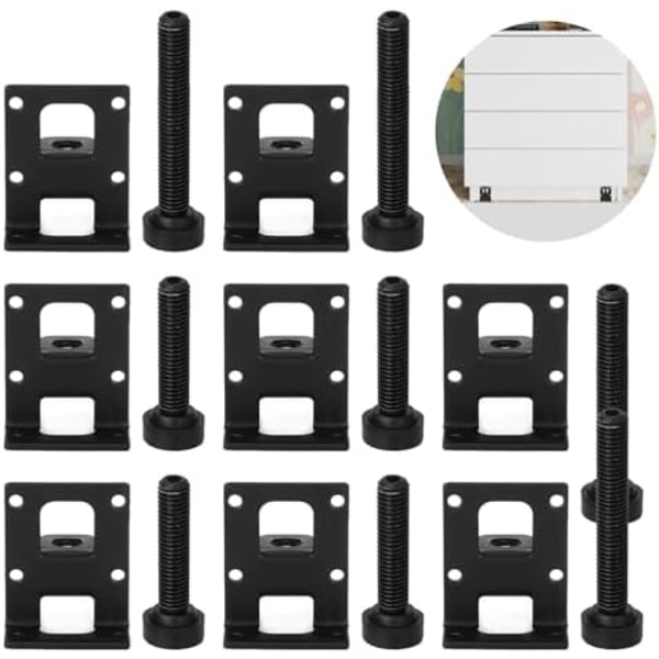 6cm 8 stk. Møbelben Kaffebord Ben Justerbare Ben Justerbare Møbelben Justerbart Bordben Velegnet til Ca