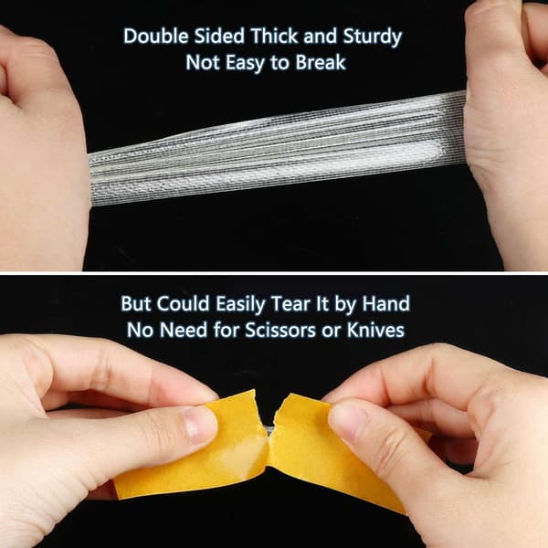 Extra Stark Transparent Dubbelhäftande Tejp, Monteringstejp, Ultraresistent Dubbelhäftande Tejp (3cm*20m)