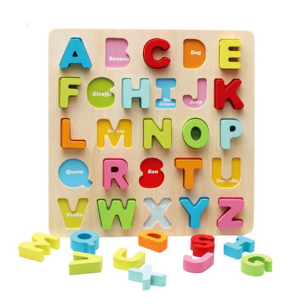 StyleB puslespilsalfabet (små bogstaver), 10535, flerfarvet farve，