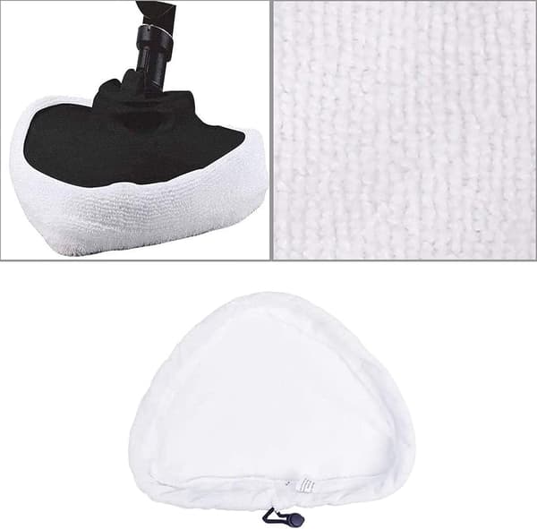 4-pack Ångmopp Ersättningsdukar, Mikrofiberdukar Triangulära Mikrofiber Golvdukar, för Ångmopp, Hushållsrengöring, Universal