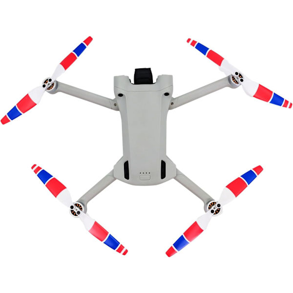 (Trefarvet) 24 stk. propeller til DJI Mini 4 Pro/Mini 3 Pro