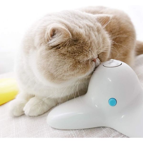 Jaune Jouet Interactif D'Intérieur pour Chat avec Papillon Rota