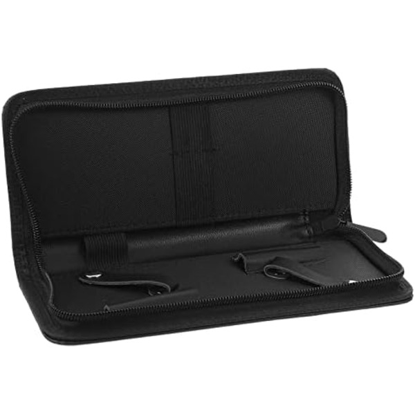 Scissor Cases for Hairstylists PU Hairdresser Pouch Shear Storage Salon Zipper Hand Leather Hairdresser Barber Cases