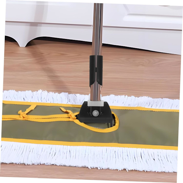 2 stycken 1,5 mm metallklämma moppstångsadapter rad moppstångsklämma lämplig för sovsal hotell och hem användning moppstångsadapter