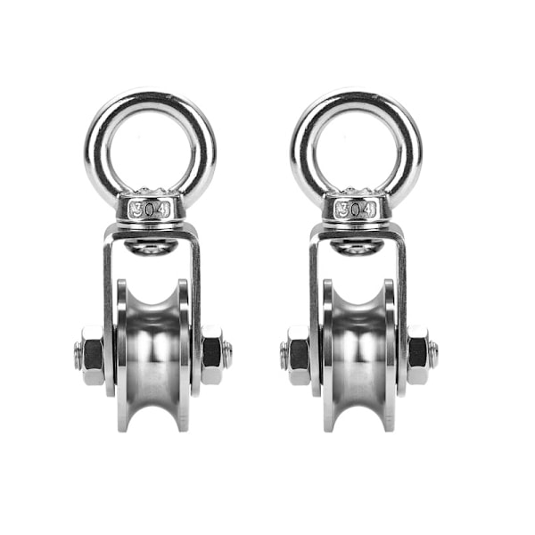 2-pack Ultra Tyst Dubbla Lager 304 Rostfritt Stål U-formad