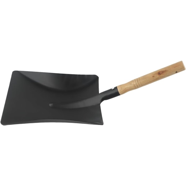 Takka-tuhkan lapio, puinen kahva, metallilapio, puutarhaan, uuneihin, grilleihin