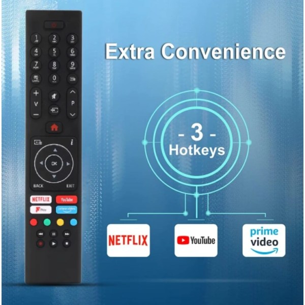 Universal fjernkontroll kjent som Bush TV fjernkontroll erstatning for Luxor/Polaroid/Digihome/