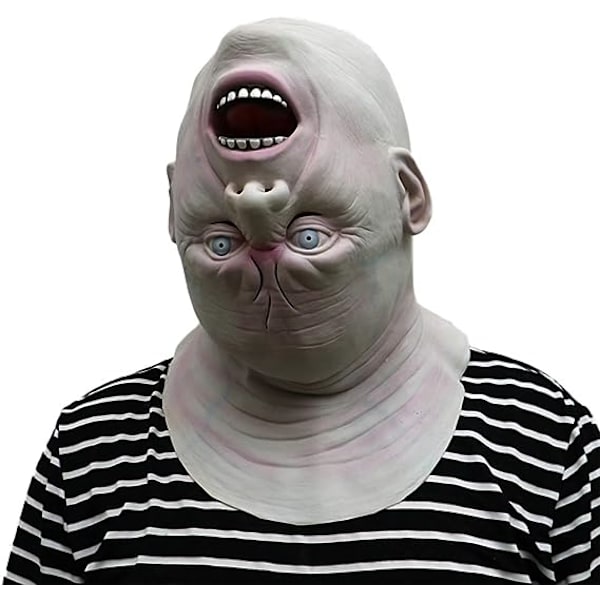 Halloween-mask, läskig clownmask skräckspöke utomjording zombie latexmask för cosplayfest, halloween h