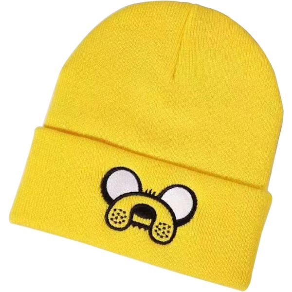 Beanie för Män Kvinnor, Unisex Kantat Gul Beanie Broderad Bön