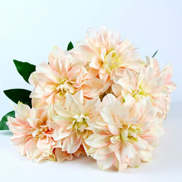10 Huvuden Dahlia Konstgjorda Blommor Konstgjorda Dahlia Blommor Faux Flowe