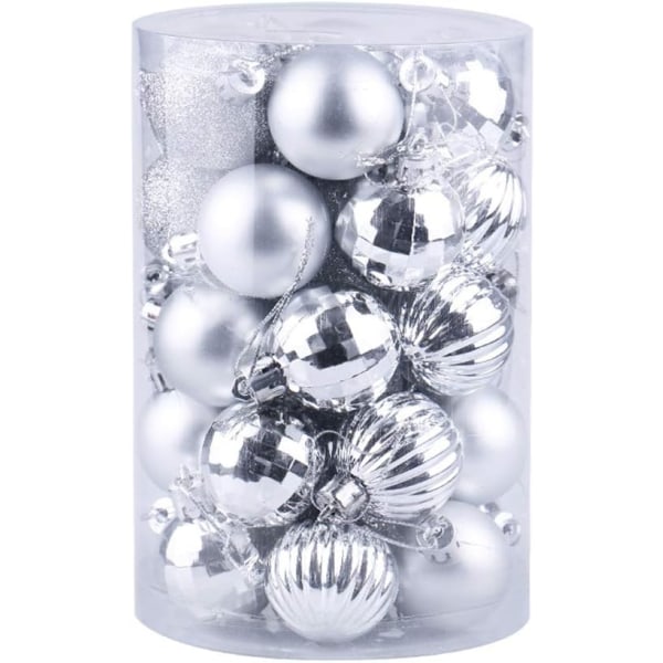 Julgranskulor Assorterade Hängande Dekorationer Okrossbara Kulor Ornament Set Se
